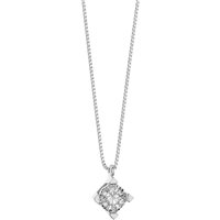 Collana Comete Donna Punti Luce in Oro bianco Diamante 0.03 Ct GLB 1535 - GLB 1535